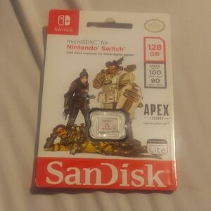 SanDisk 128GB microSDXC Card for Nintendo Switch - Red